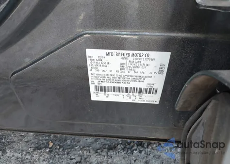 2019 Ford Edge Sel из США, поврежденный, VIN 2FMPK3J9XKBB73478